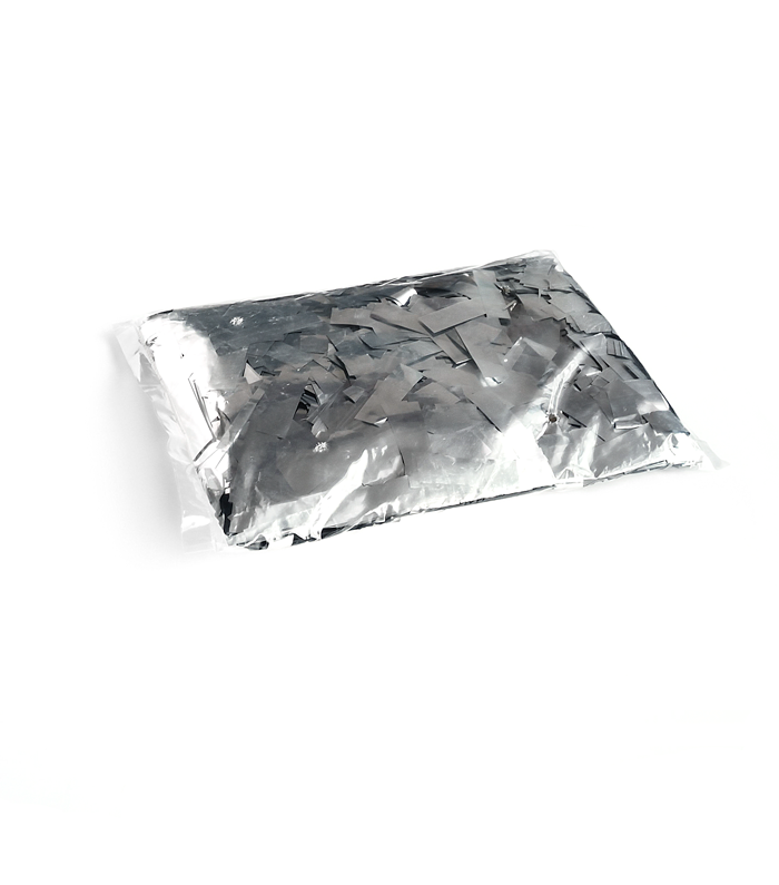 TCM FX - Metallic Konfetti Téglalapok 55x17mm - Ezüst - 1 kg